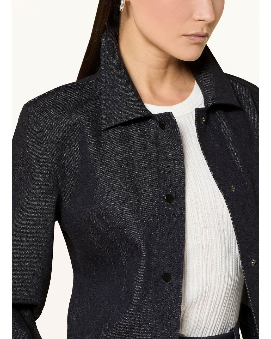 Vince Blue Cropped-Overjacket
