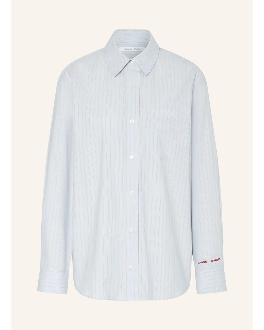 Samsøe & Samsøe White Hemdbluse SALOVA