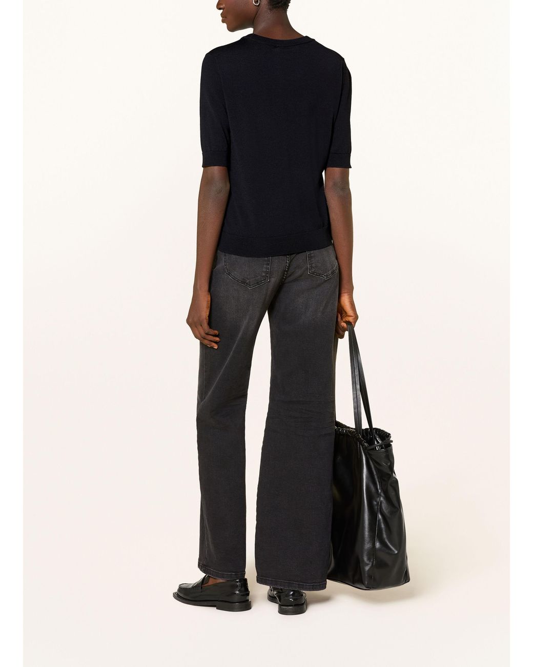 Maerz Blue Strickshirt