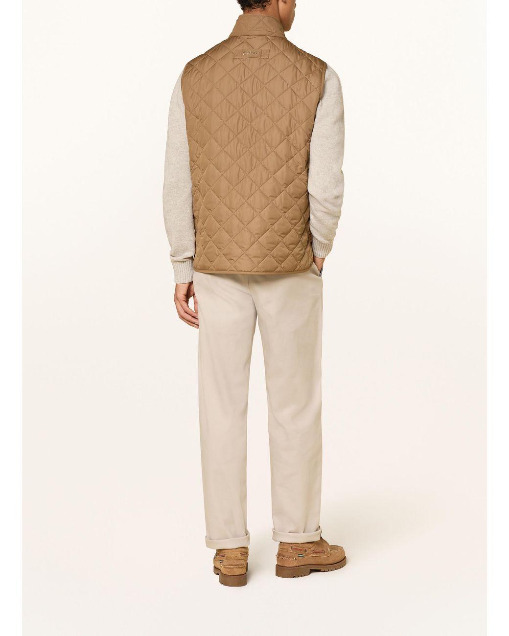 Barbour Steppweste in Natural für Herren