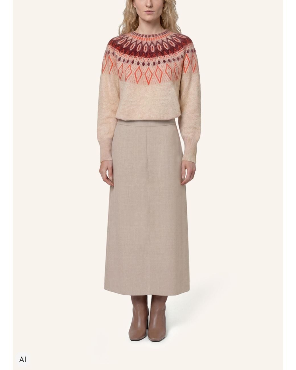 Xandres Pink Pullover SOLENN