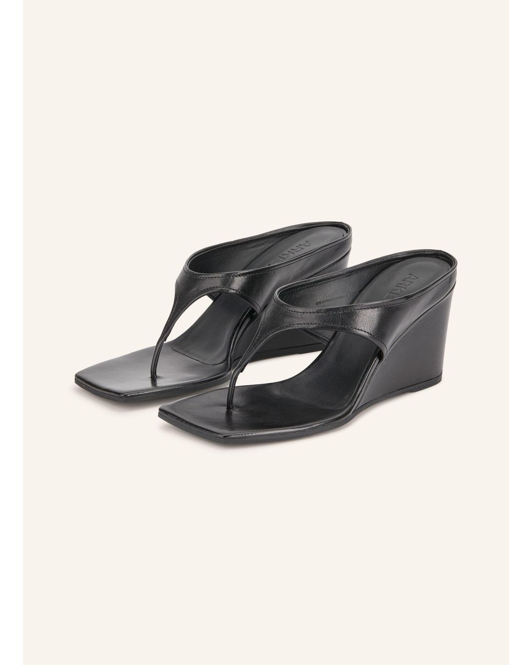 ARKET Black Wedges