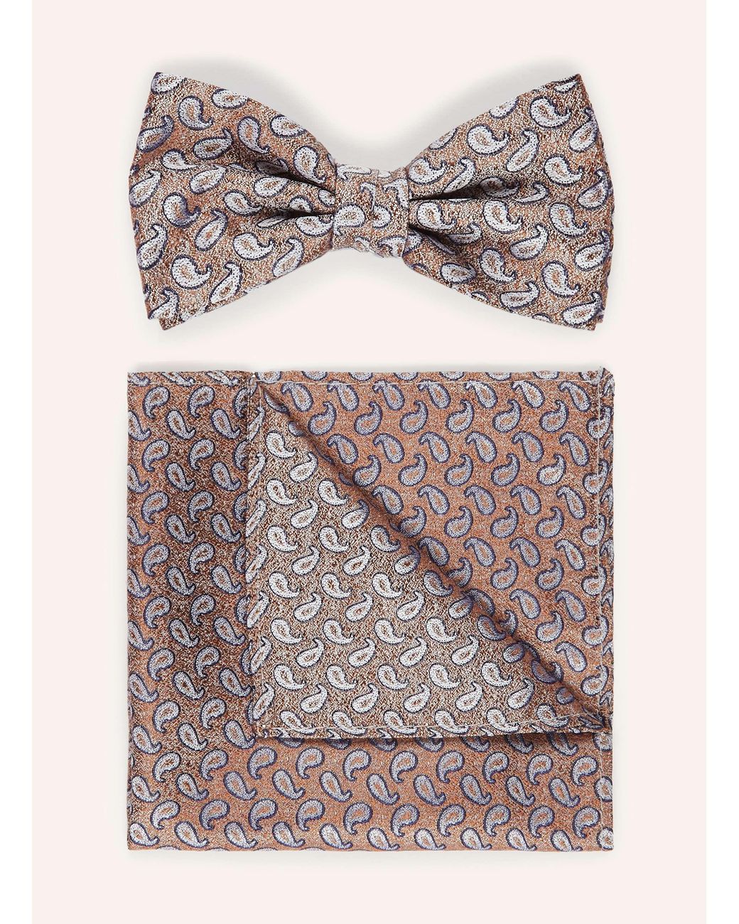 Prince BOWTIE Set: Fliege und Einstecktuch in Multicolor für Herren
