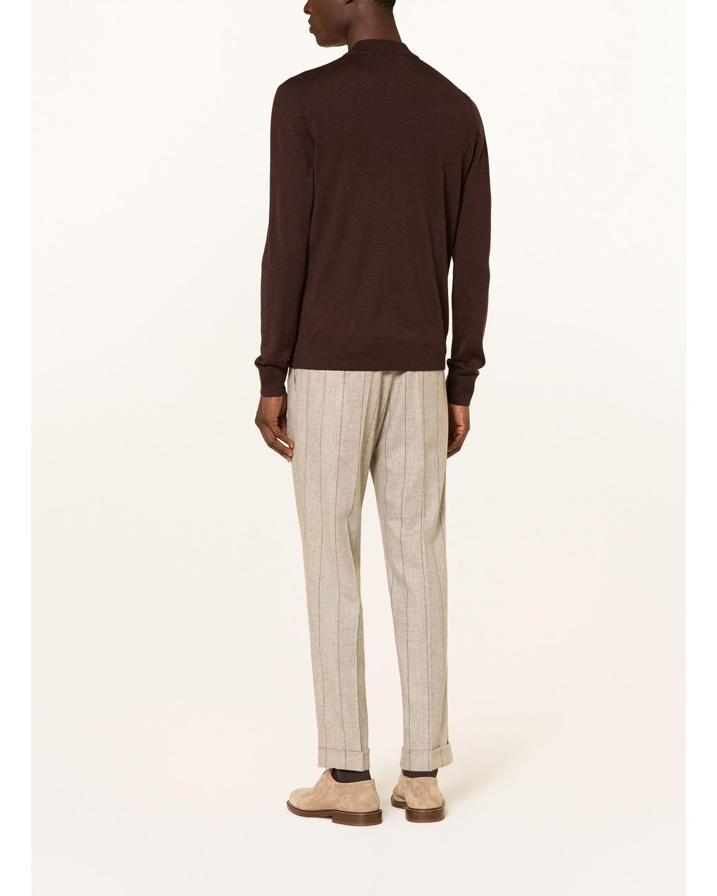 Windsor. Pullover NANDO in Purple für Herren