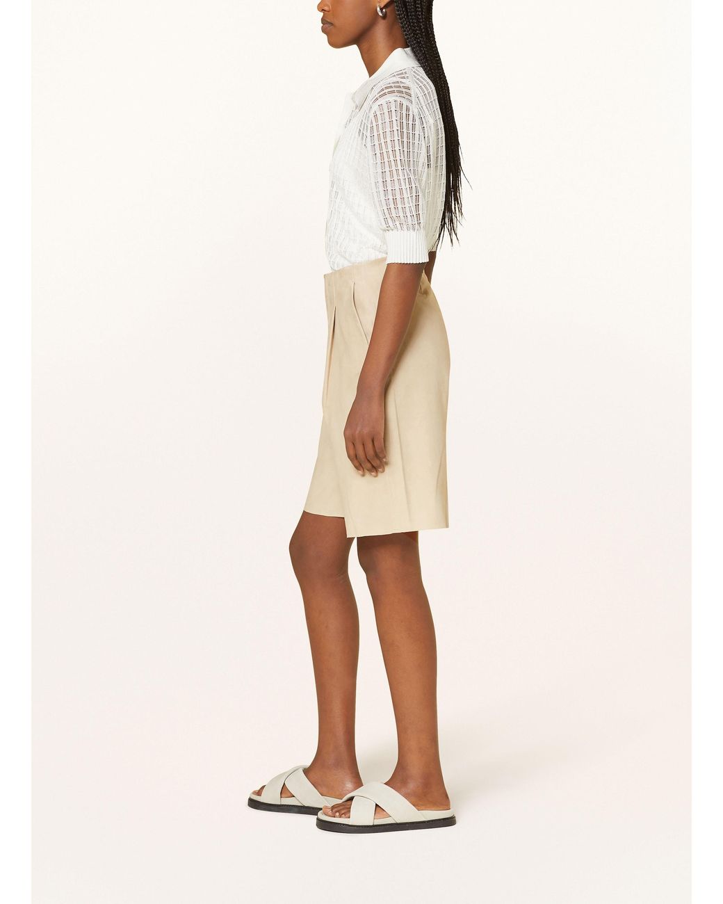 SELECTED Natural Ledershorts