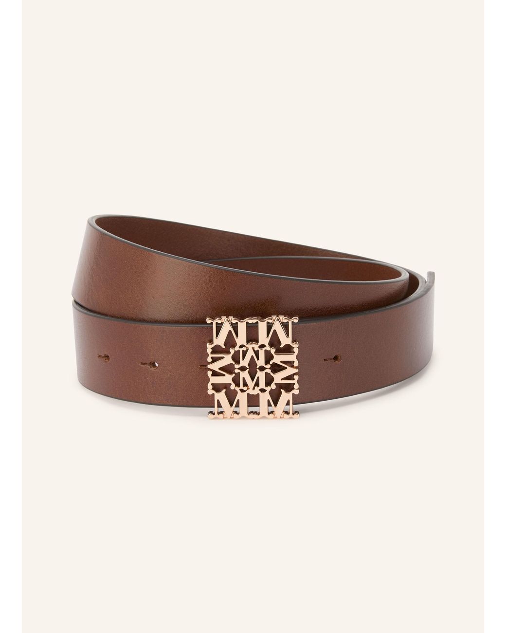Max Mara Brown Ledergürtel SUMERO