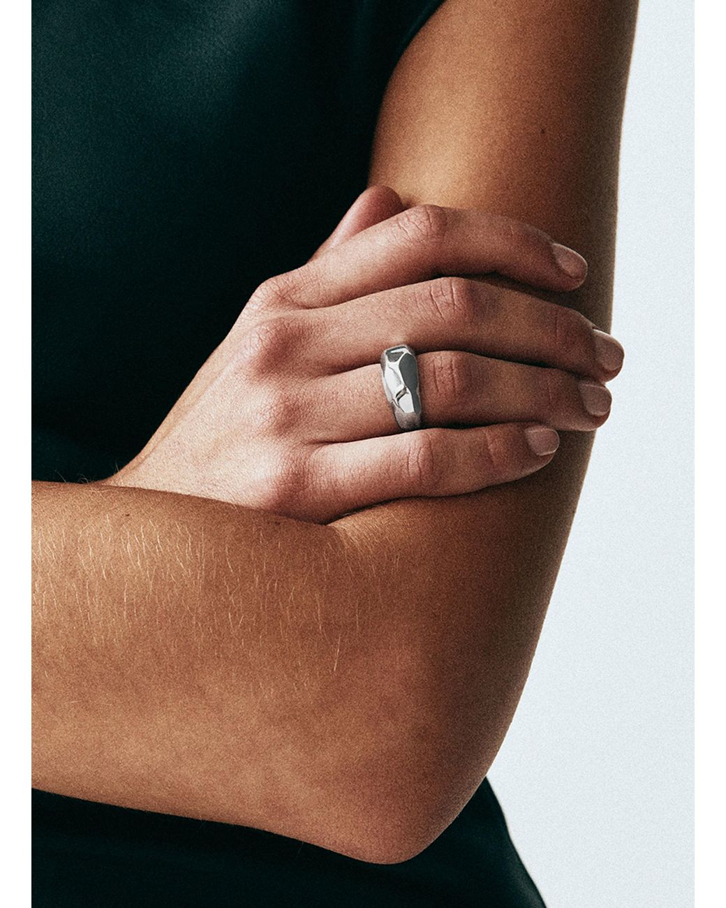 Edblad Gray Ring CRYSTALITE