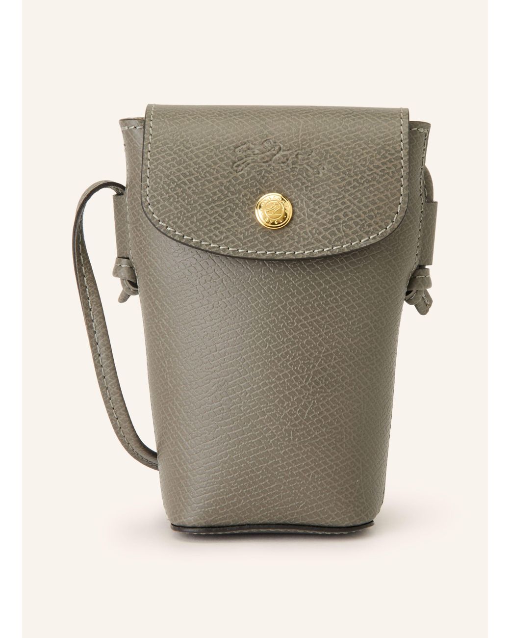 Longchamp Gray Smartphone-Tasche