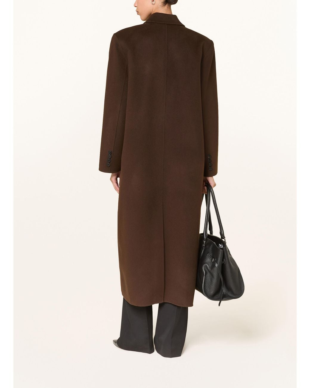 Frankie Shop Brown Wollmantel GAIA