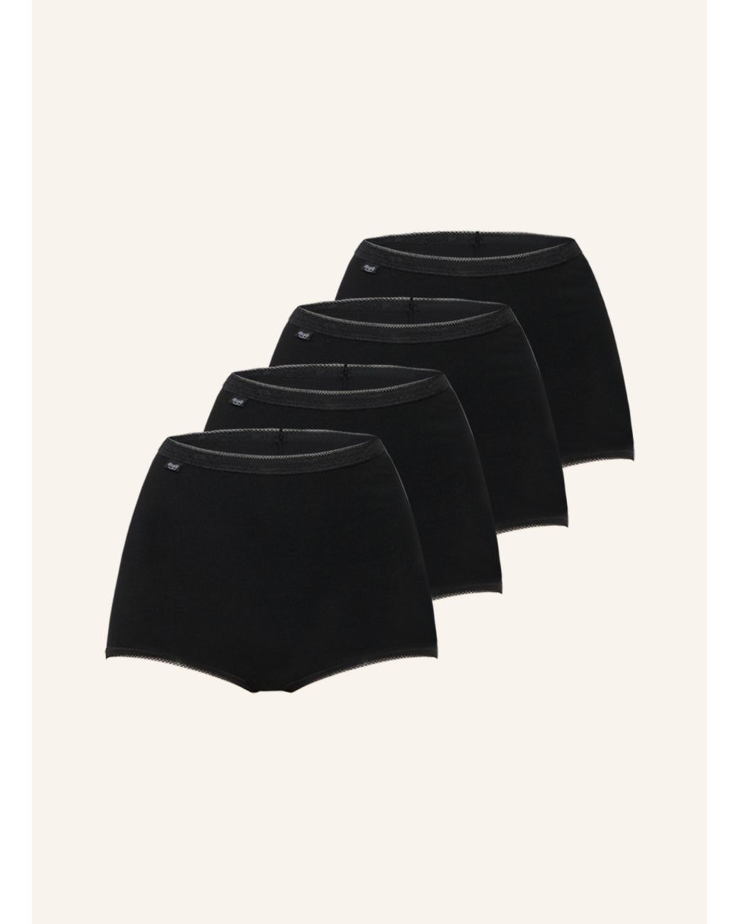 Sloggi Black 4er-Pack Taillenslips BASIC+