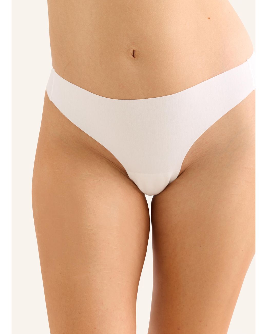 erlich textil Natural 3er Pack Light Touch String aus weichem Modal - nahtlose Kanten