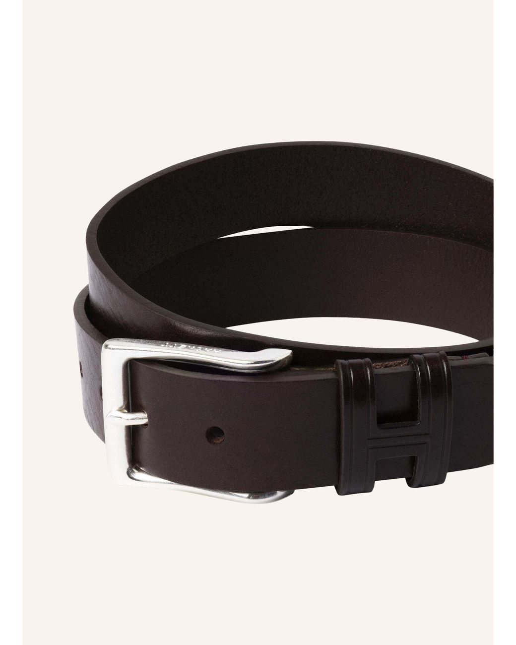 Hackett Gürtel TACK STITCH H KEEPER in Black für Herren
