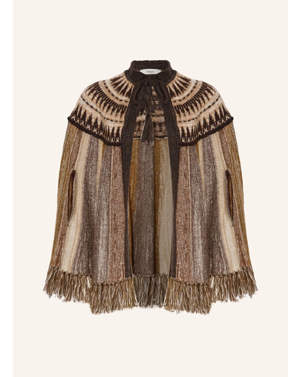 Ba&sh Brown Cape PRATO