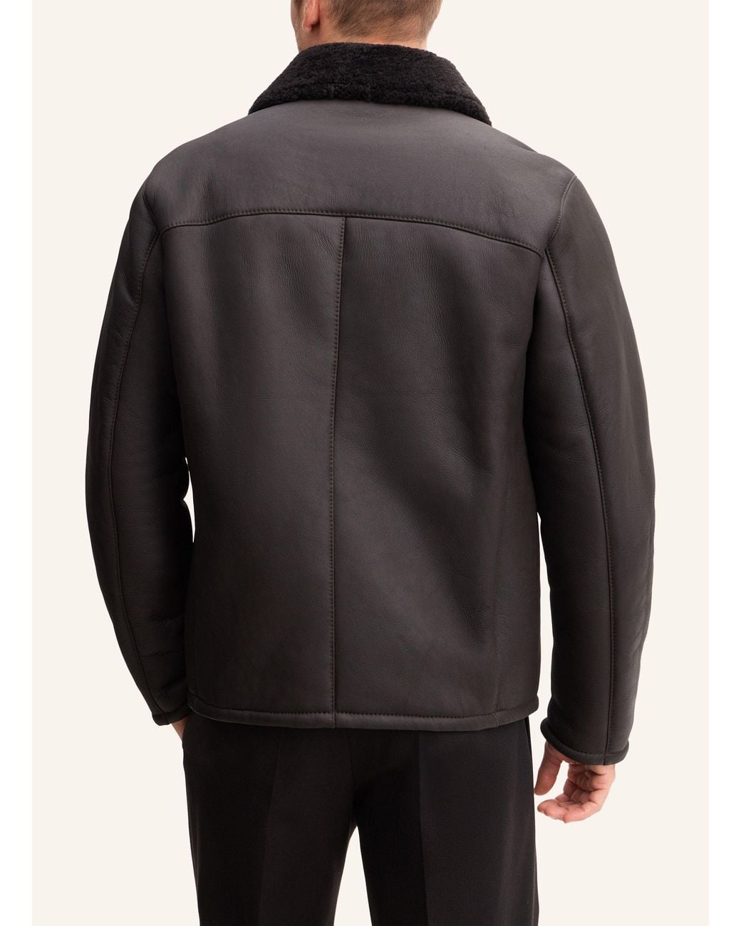 Windsor. Lederjacke in Black für Herren