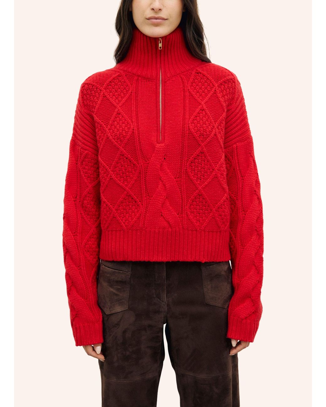 Gerard Darel Red Pullover ROXY
