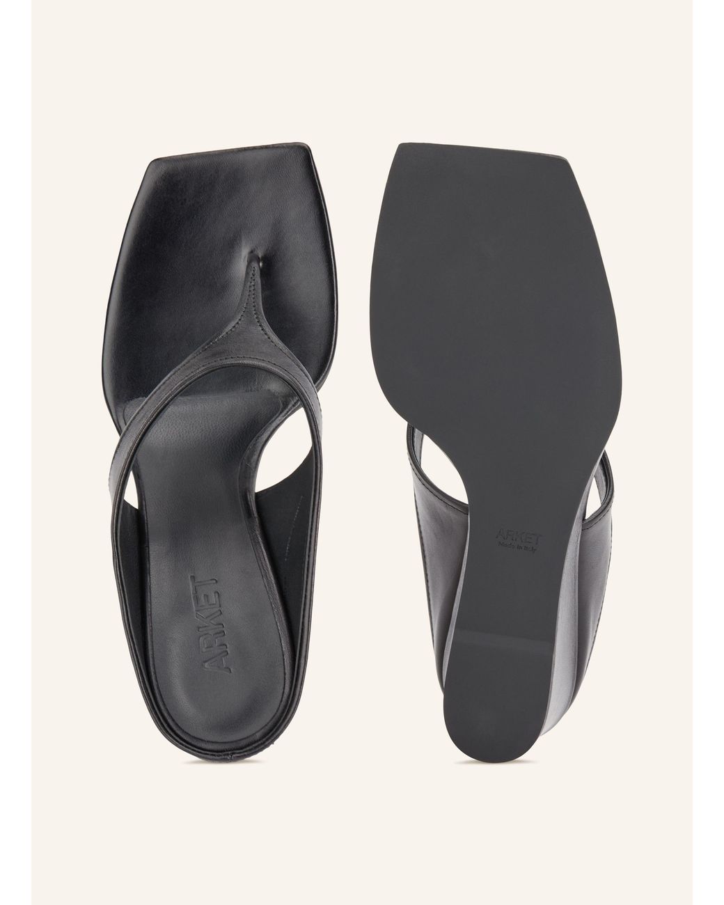 ARKET Black Wedges