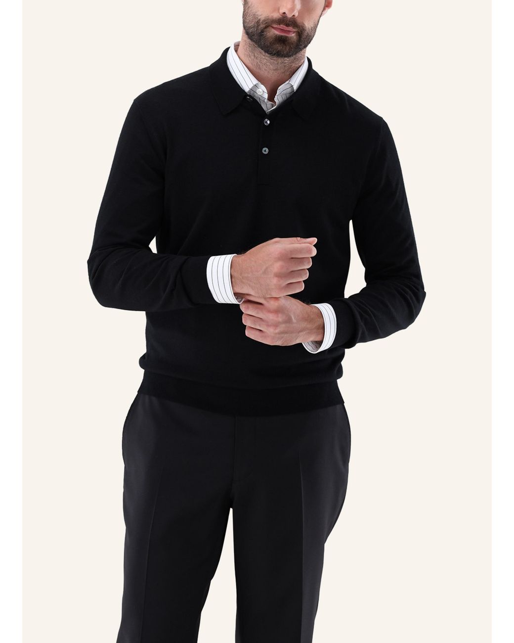 Van Laack Pullover in Black für Herren