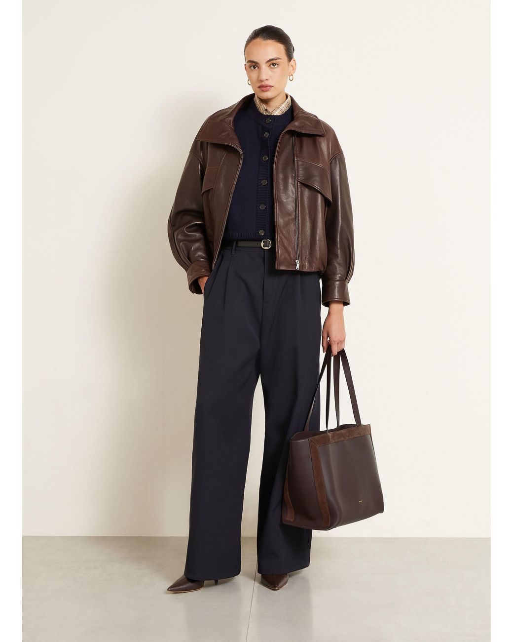 Wandler Brown Shopper IDA MEDIUM