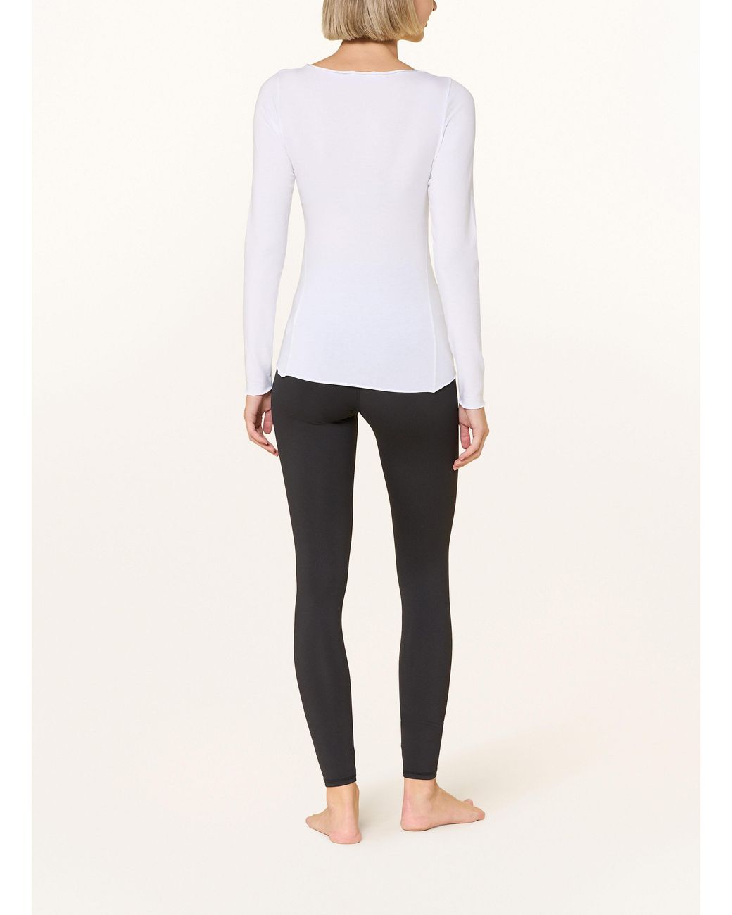 Mandala White Longsleeve BASIC