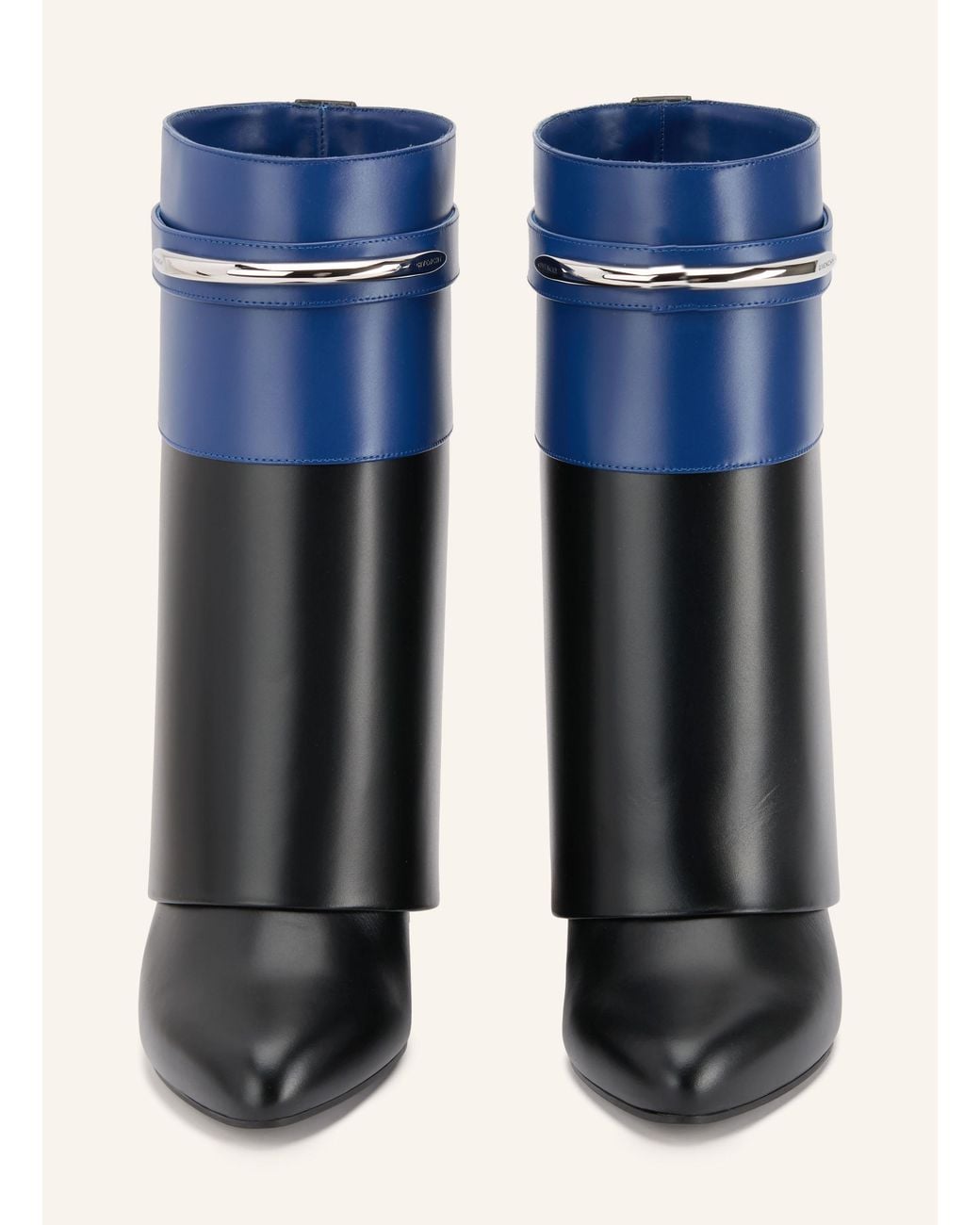 Givenchy Blue Boots SHARK PINCH