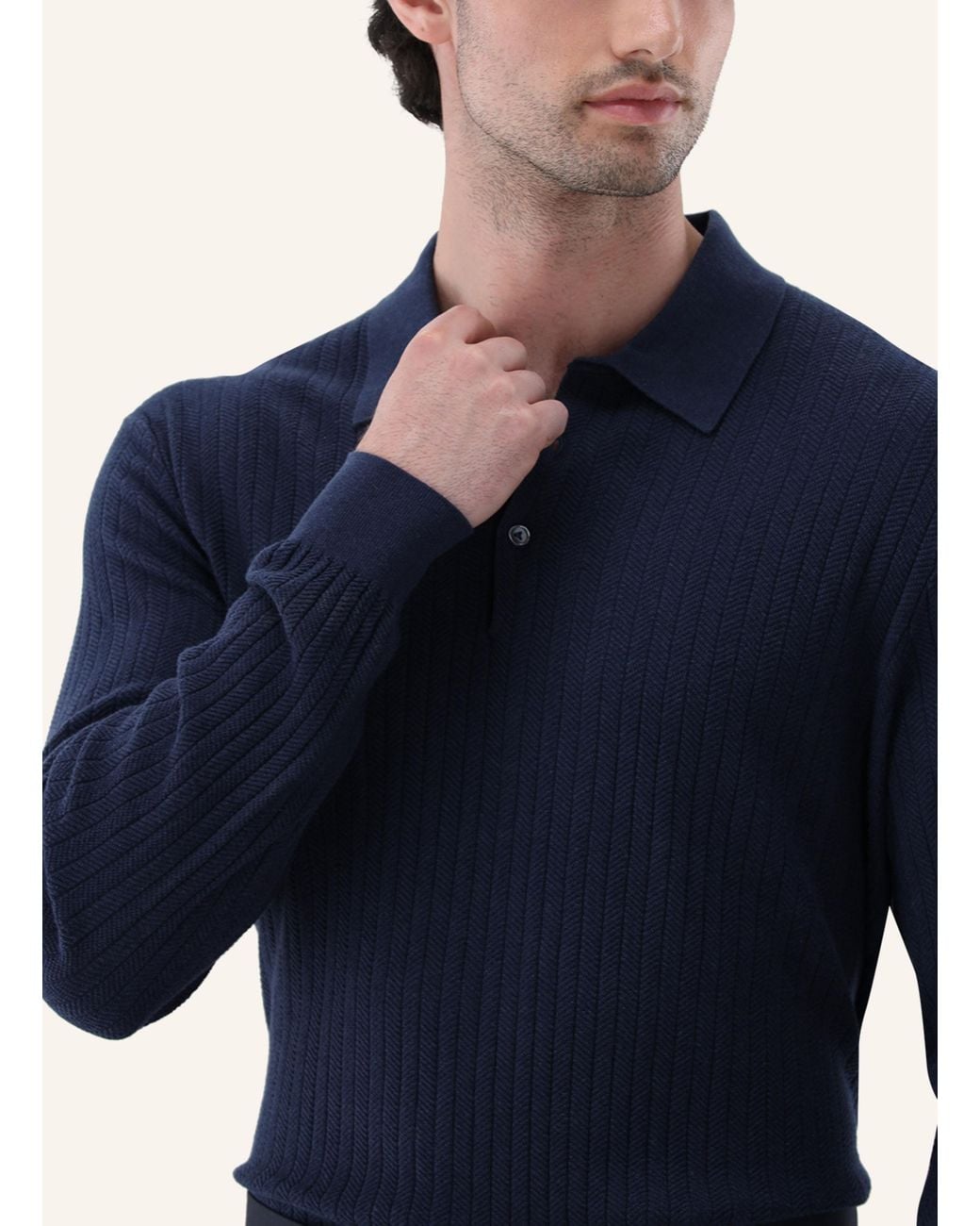 Van Laack Pullover in Blue für Herren