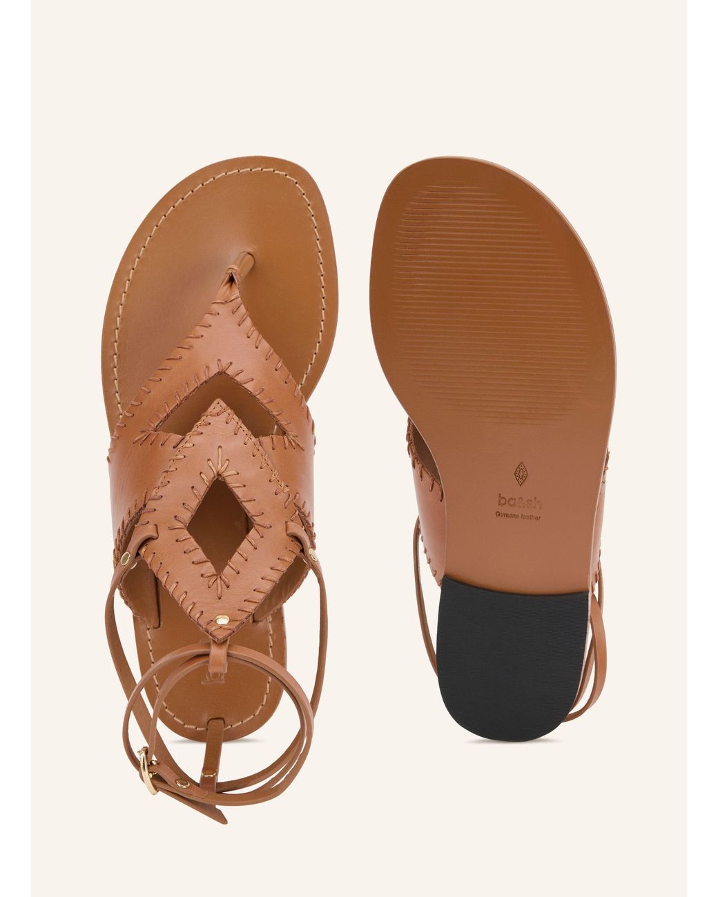 Ba&sh Natural Sandalen CAPRI