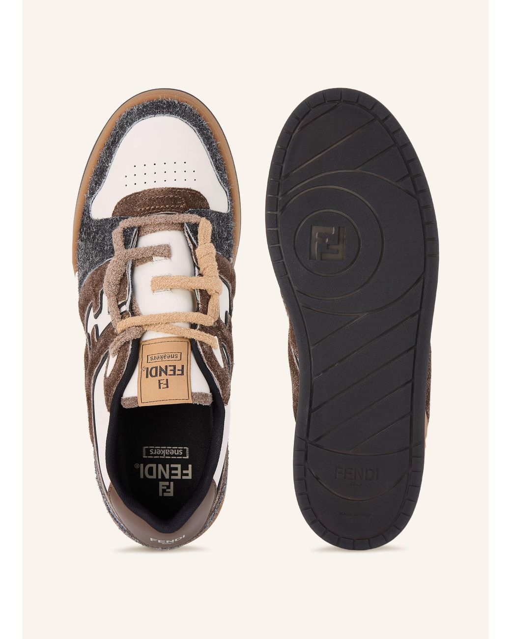 Fendi Sneaker MATCH in Natural für Herren