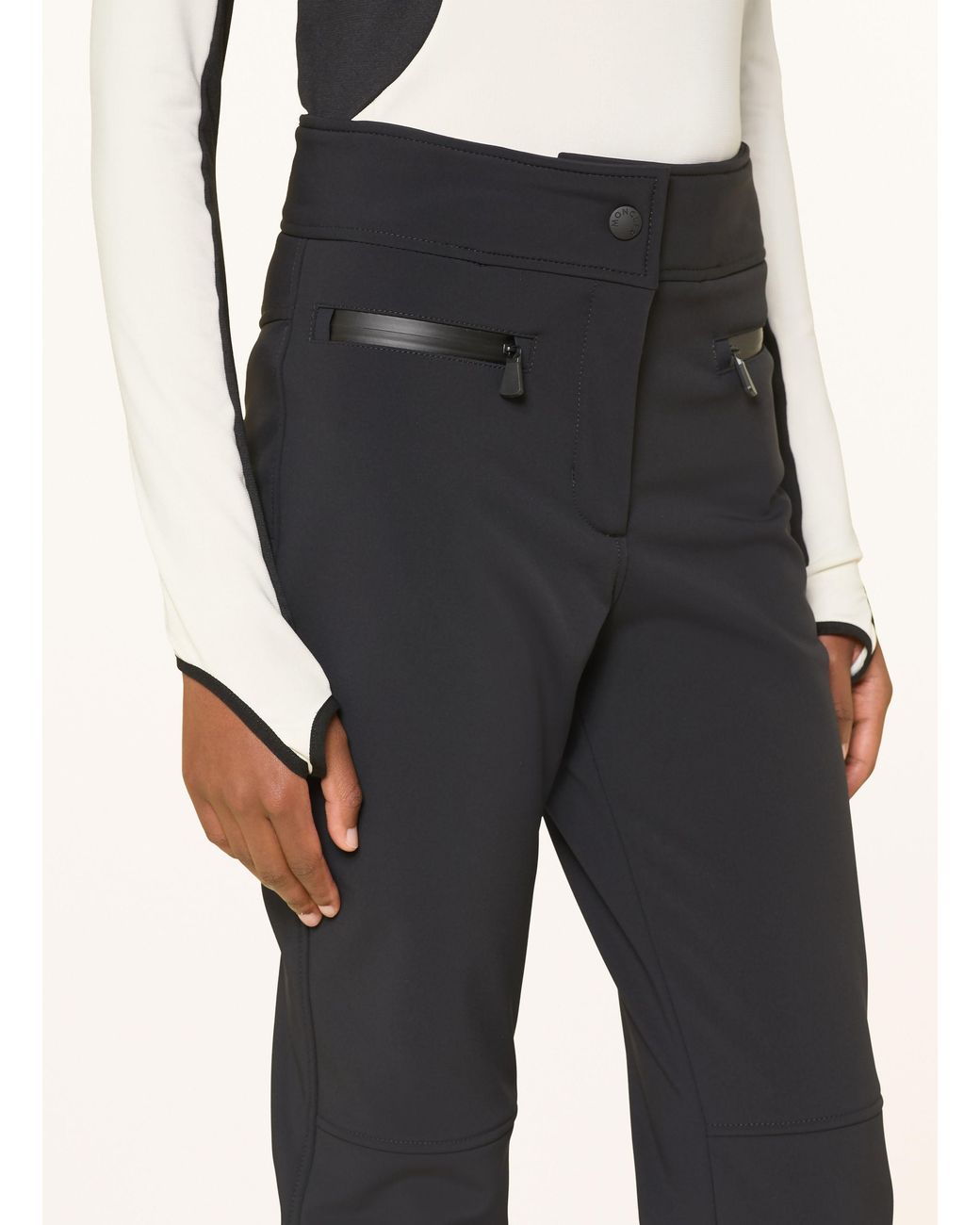 Moncler Black Softshell-Skihose