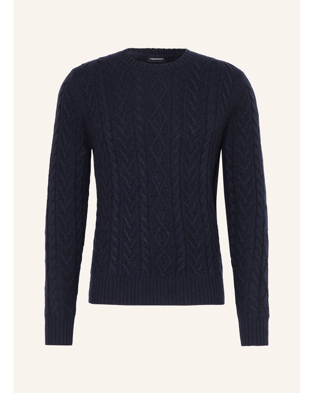STROKESMAN'S Cashmere-Pullover in Blue für Herren
