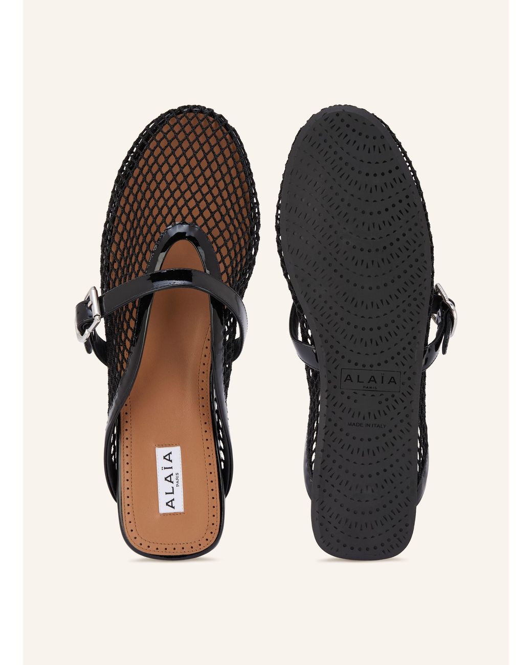 Alaïa Black Mules