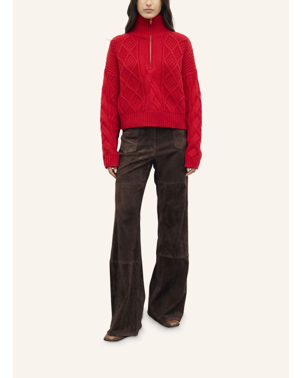 Gerard Darel Red Pullover ROXY