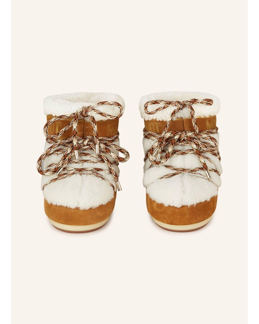 Moon Boot Natural S ICON LOW SHEARLING