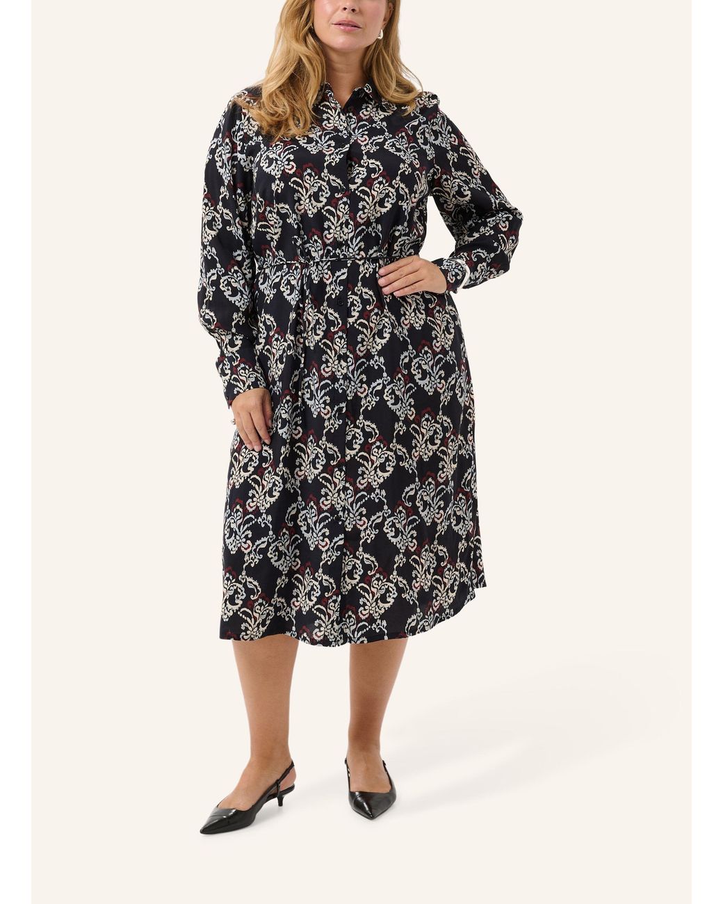 Kaffe Black Hemdblusenkleid KCHIPE