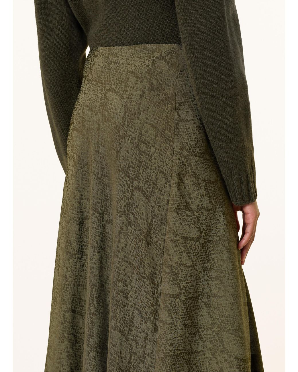 Ba&sh Green Jacquard-Rock RISTA