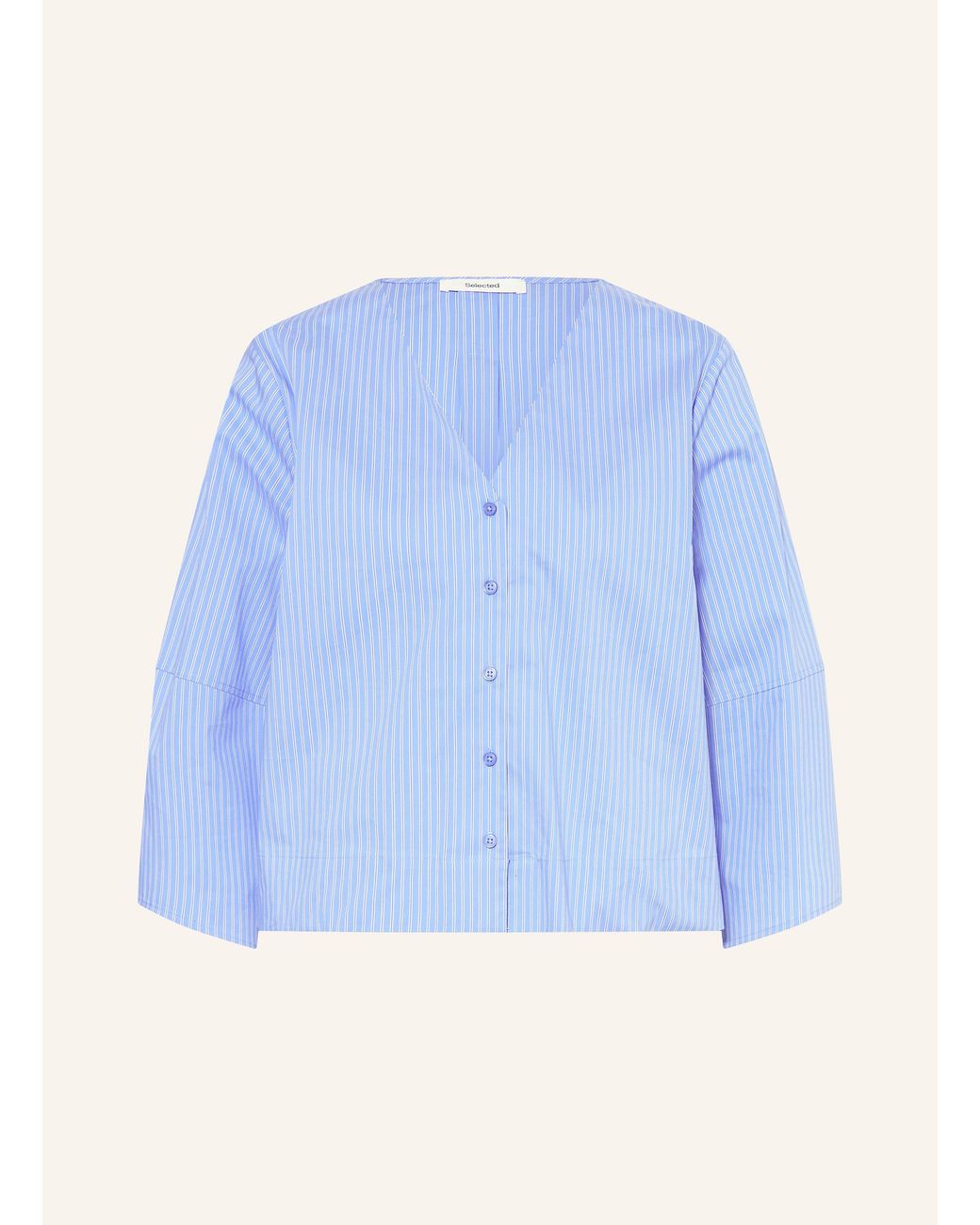 SELECTED Blue Bluse mit 3/4-Arm