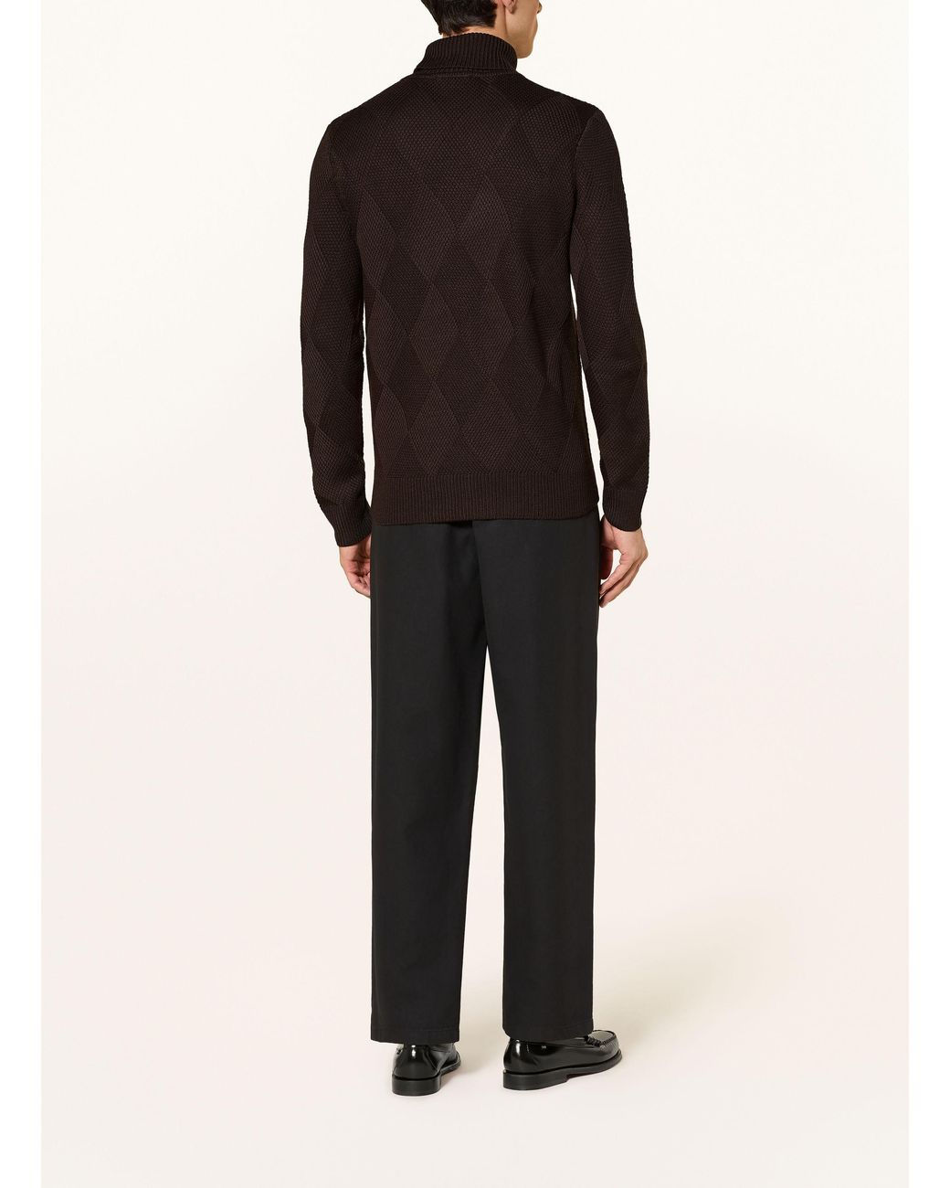 Strellson Rollkragenpullover HAMILTON-TS in Black für Herren