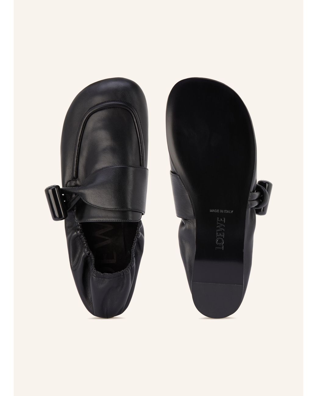 Loewe Black Loafer TOGGLE