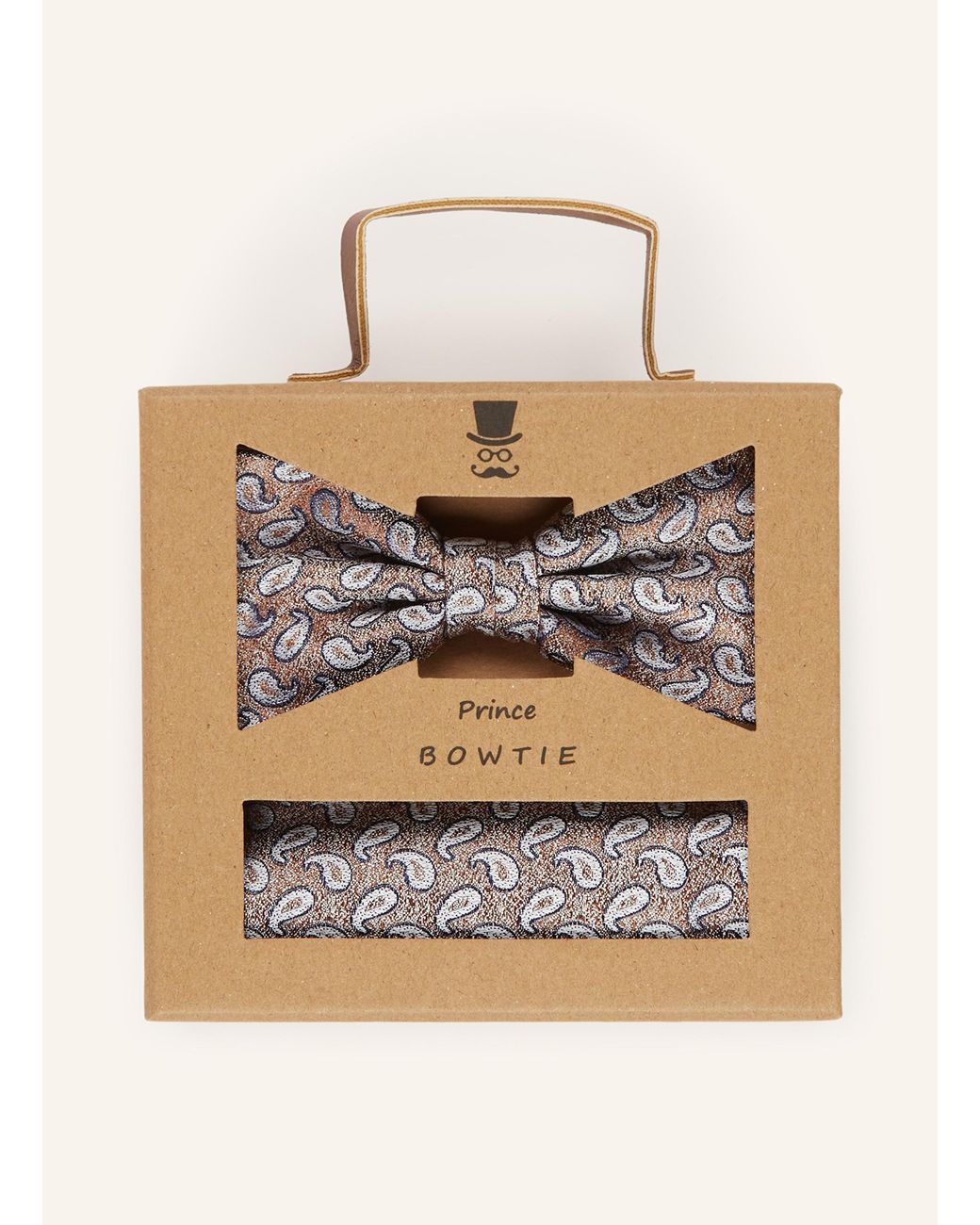Prince BOWTIE Set: Fliege und Einstecktuch in Multicolor für Herren