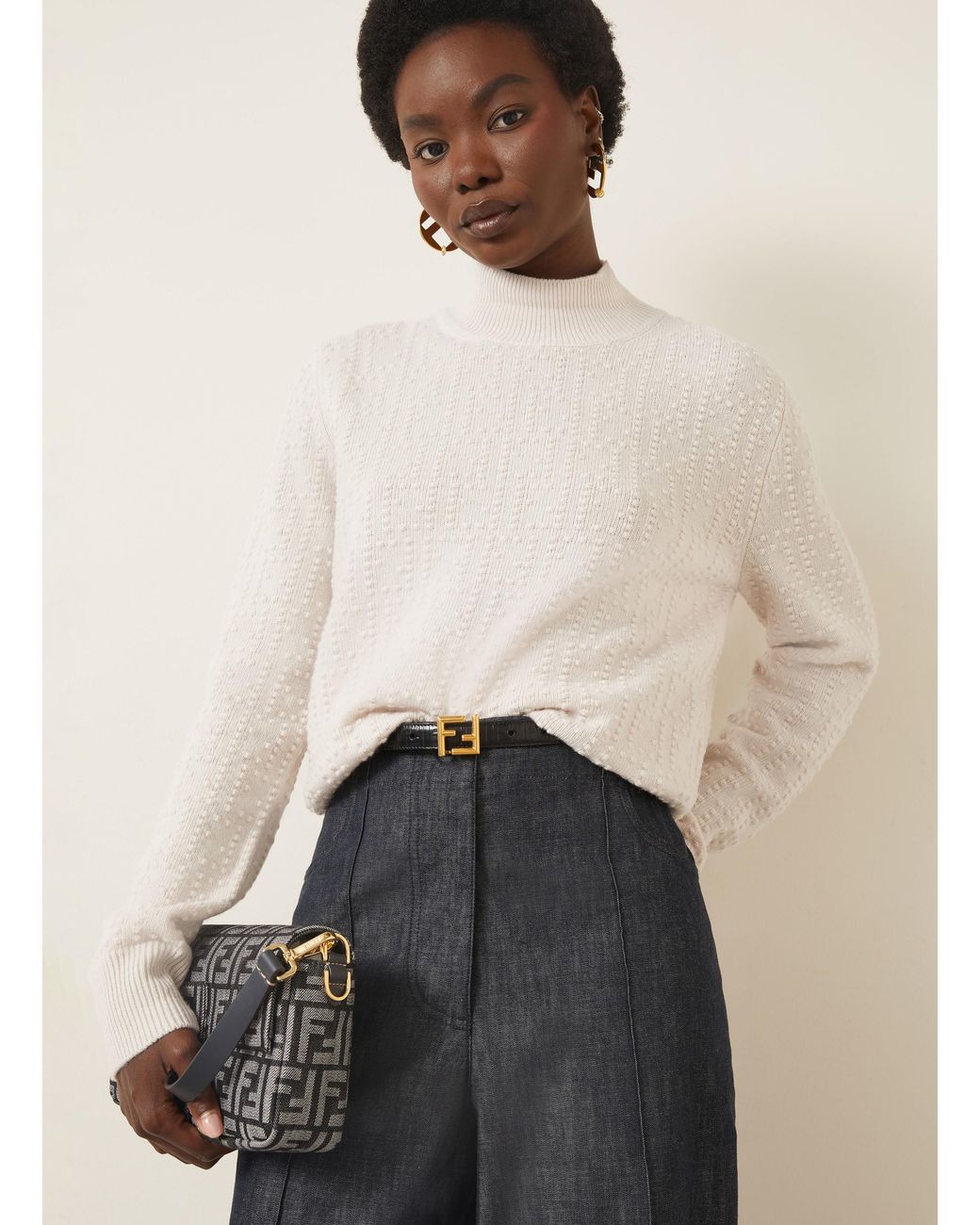 Fendi Natural Pullover
