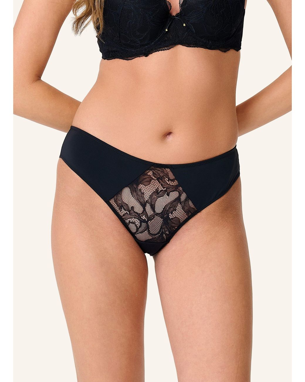 Lingadore Black Slip