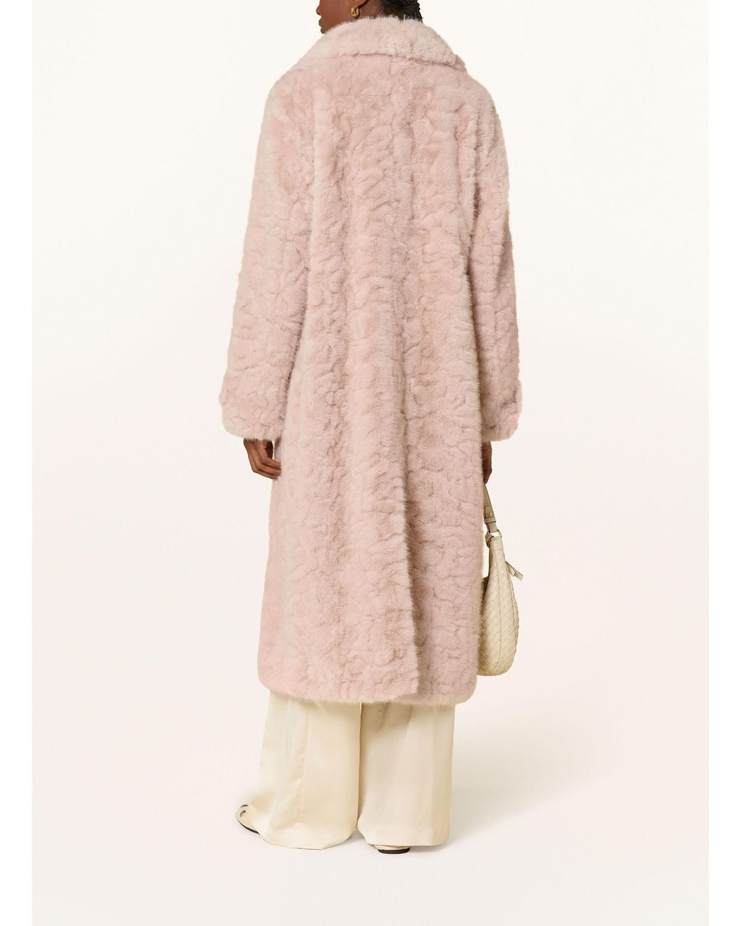 Rich & Royal Pink Kunstfell-Mantel