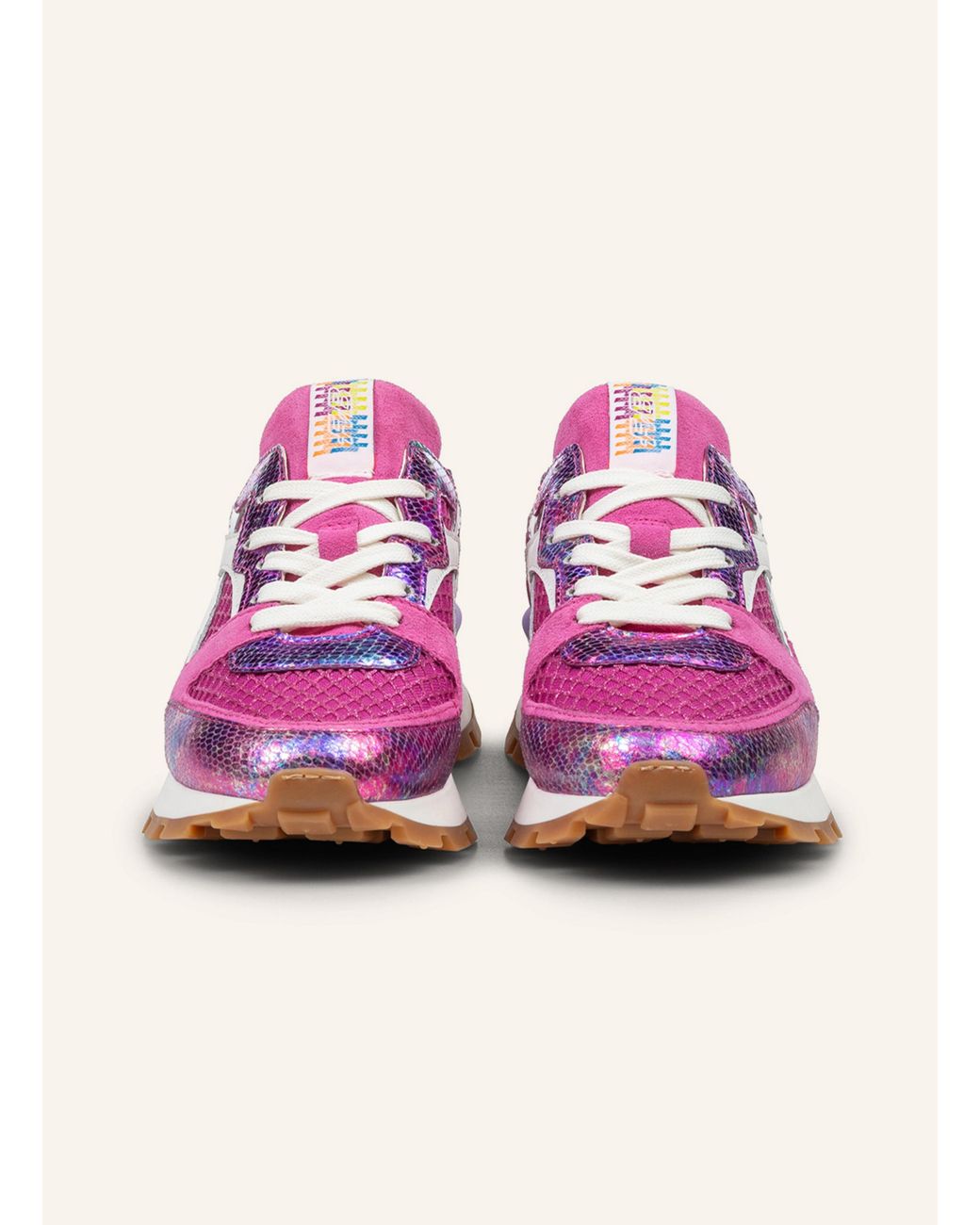 Floris Van Bommel Pink Sneaker BLOKKI 07