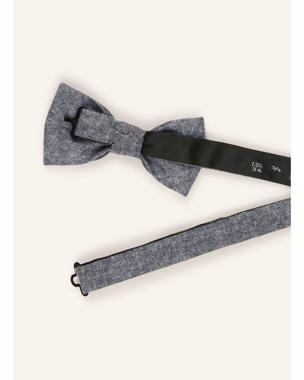 Prince BOWTIE Set: Fliege und Einstecktuch in Gray für Herren