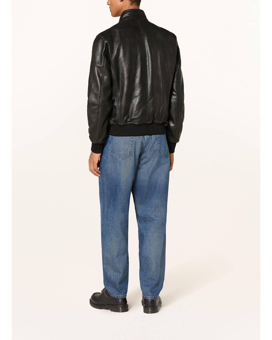 Strellson Lederblouson in Black für Herren