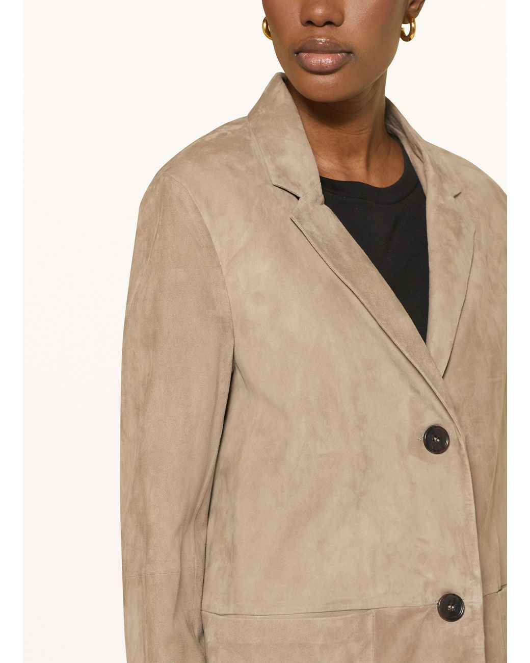 Windsor. Natural Lederblazer