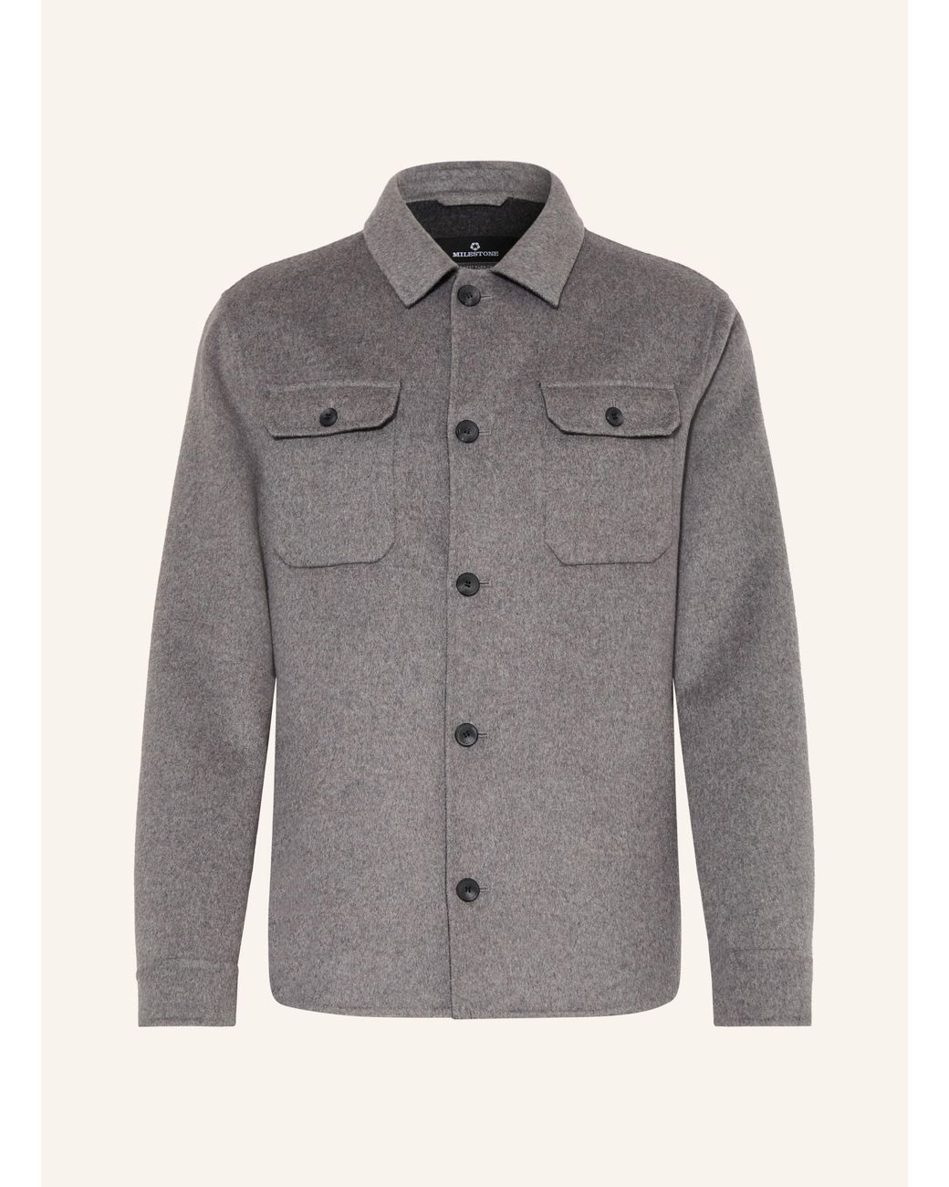 Milestone Overjacket MSPRESCOT in Gray für Herren