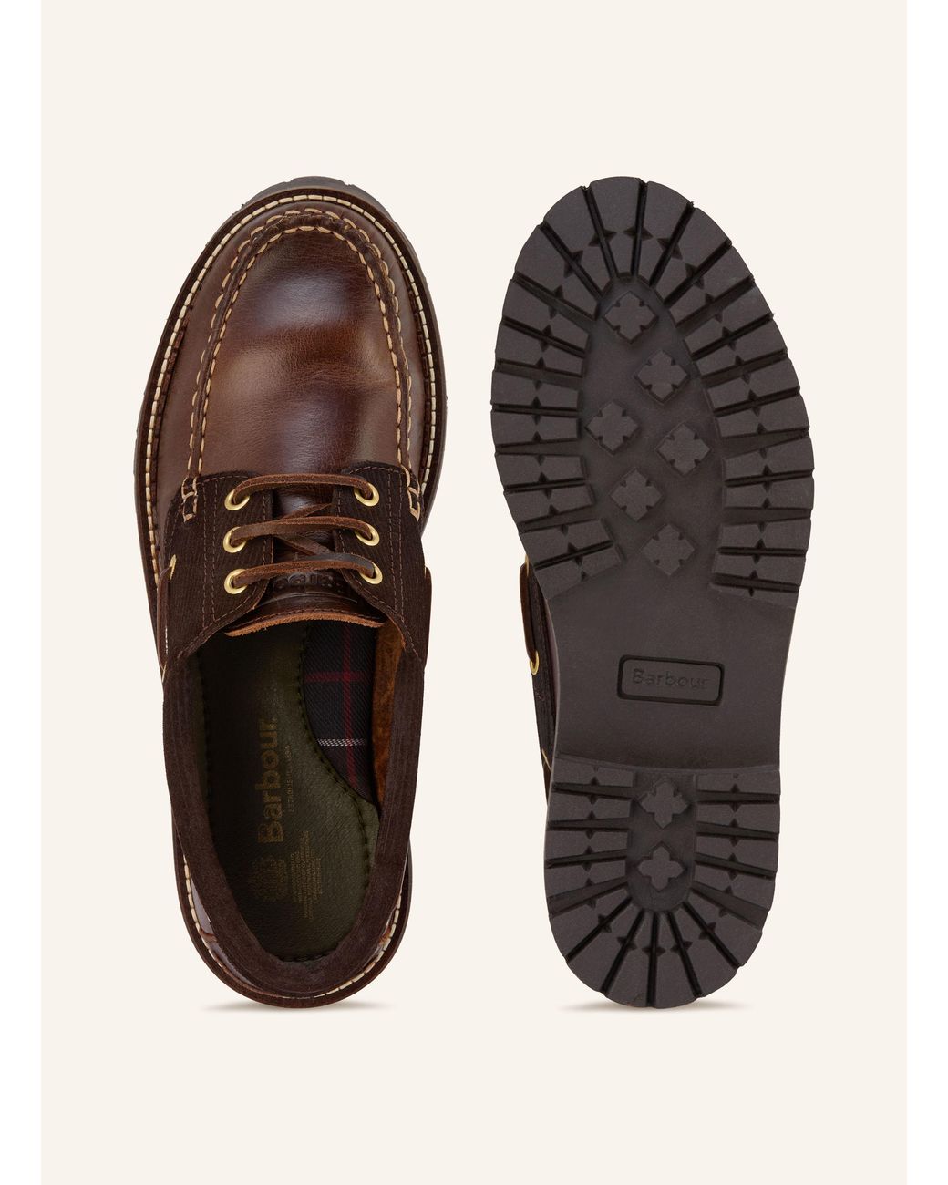 Barbour Brown Bootsschuhe DARRAS