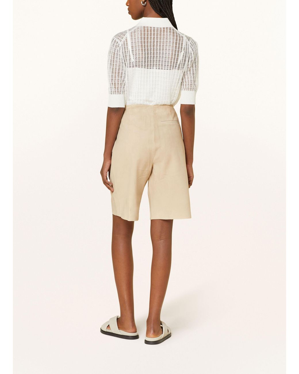 SELECTED Natural Ledershorts