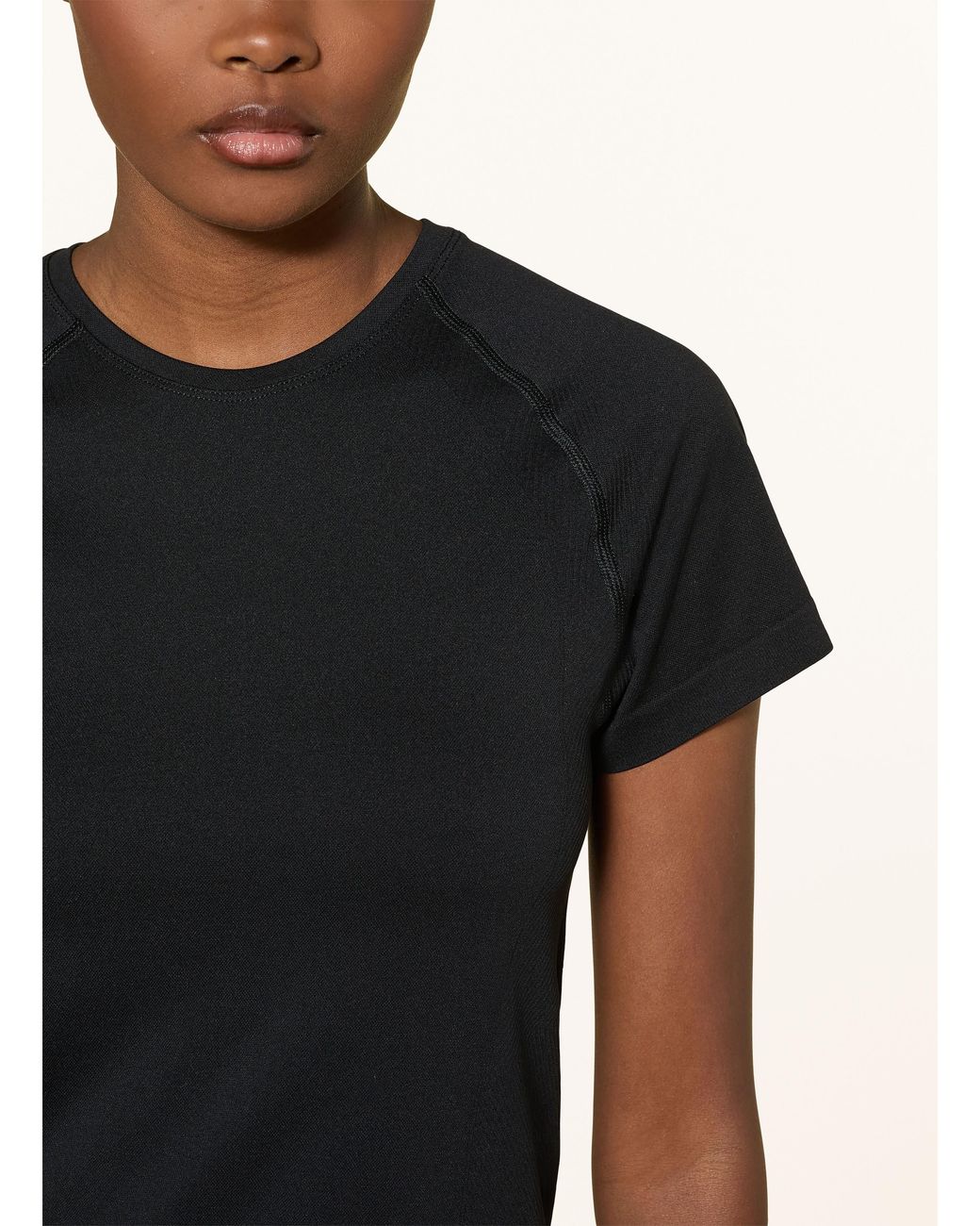 Sweaty Betty Black Laufshirt ATHLETE CROP