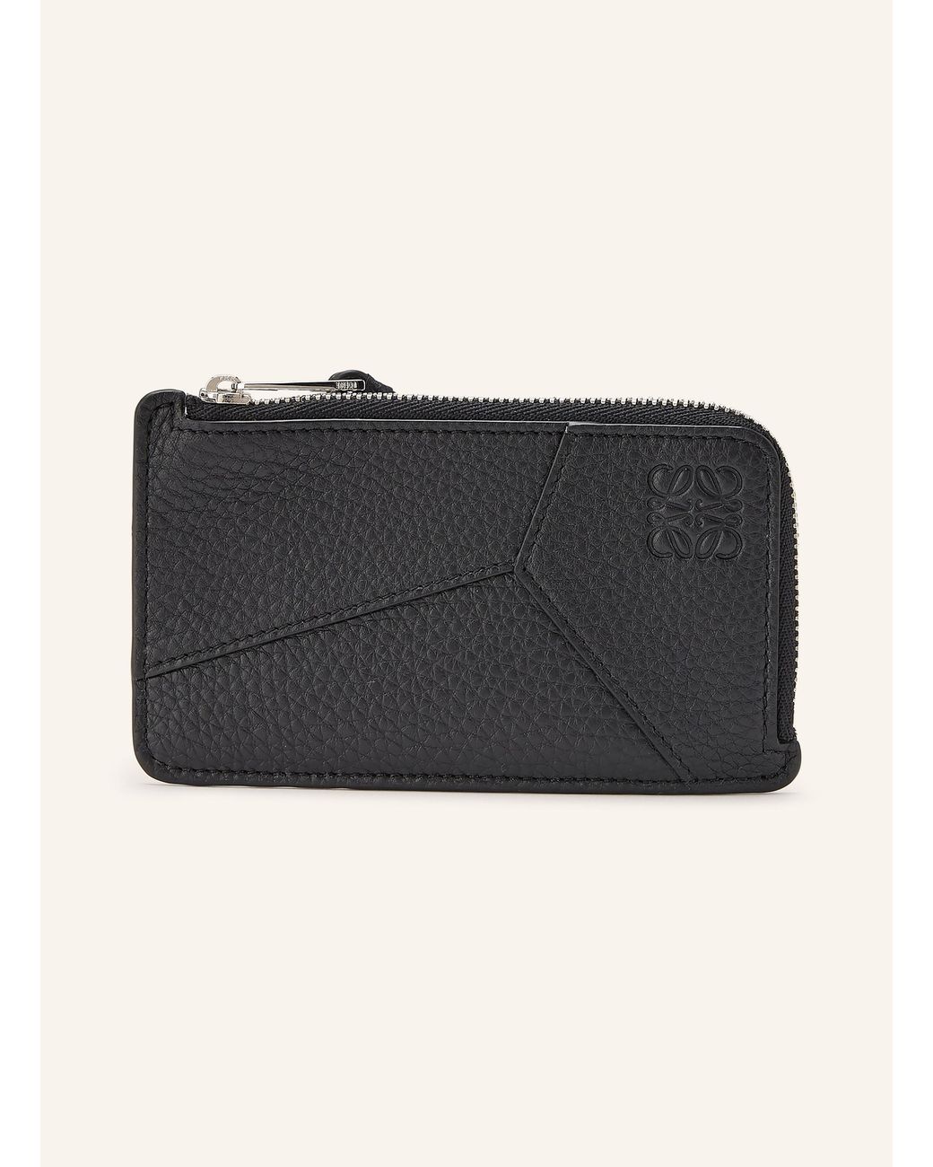 Loewe Kartenetui PUZZLE EDGE in Black für Herren